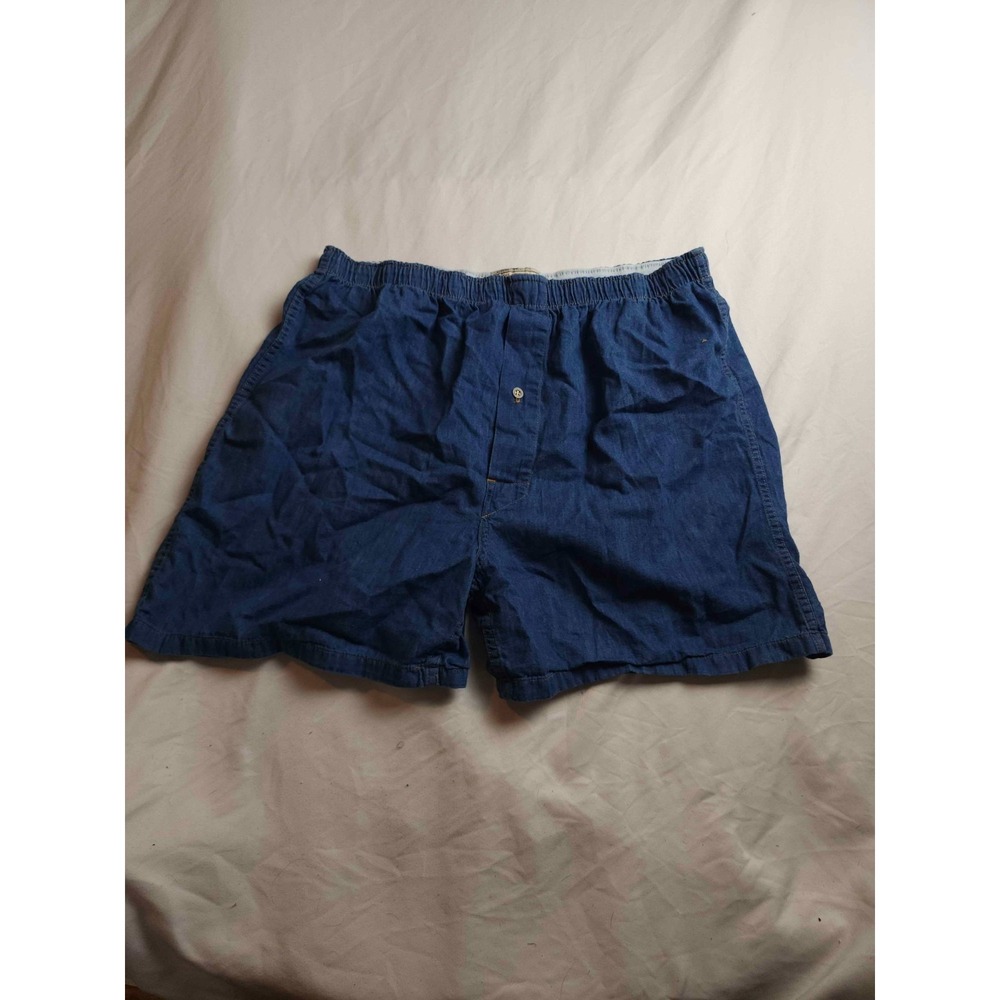 The Original Arizona Jean Company Mens XL Blue Denim Boxer Shorts Underwear